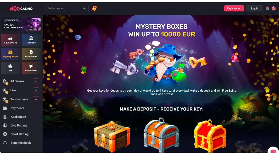 Woo Casino Werbeaktionen